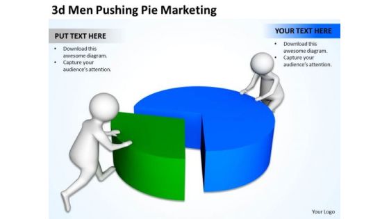 Business People Walking 3d Men Pushing Pie Marketing PowerPoint Templates Business People Walking 3d Men Pushing Pie Marketing PowerPoint Templates