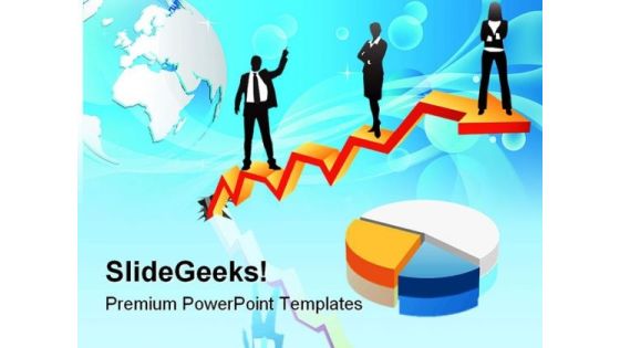 Business People With Pie Marketing PowerPoint Templates And PowerPoint Backgrounds 0511 Business People With Pie Marketing PowerPoint Templates And PowerPoint Backgrounds 0511