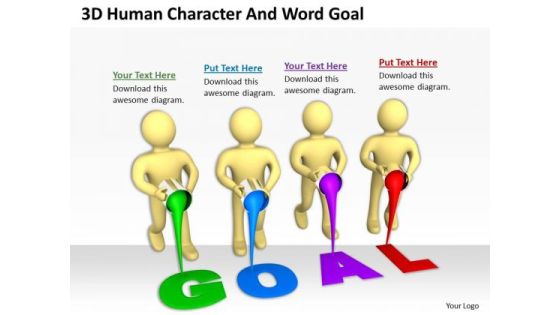 Business Persons Human Character And Word Goal Success PowerPoint Templates Business Persons Human Character And Word Goal Success PowerPoint Templates