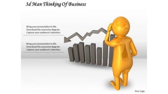 Business Plan And Strategy 3d Man Thinking Of Concept Statement Business Plan And Strategy 3d Man Thinking Of Concept Statement