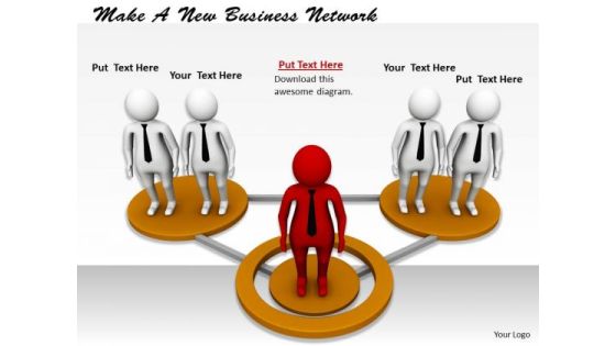 Business Plan Strategy Make New Network Concept Business Plan Strategy Make New Network Concept