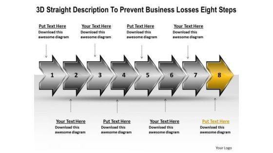 Business PowerPoint Presentation Losses Eight Steps Flow Chart Slides Business PowerPoint Presentation Losses Eight Steps Flow Chart Slides