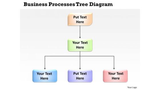 Business PowerPoint Presentations Processes Tree Diagram Circular Flow Slides