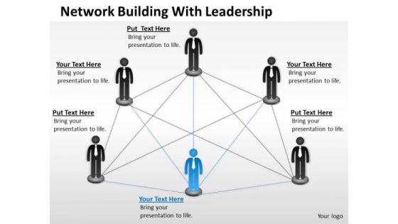 Business PowerPoint Template Network Building With Leadership Ppt Templates Business PowerPoint Template Network Building With Leadership Ppt Templates