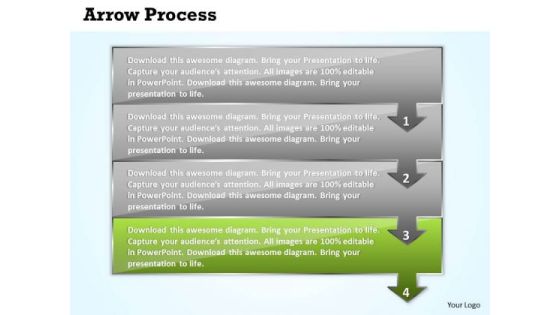 Business Ppt Arrow Process 4 States Diagram Communication Skills PowerPoint 5 Graphic