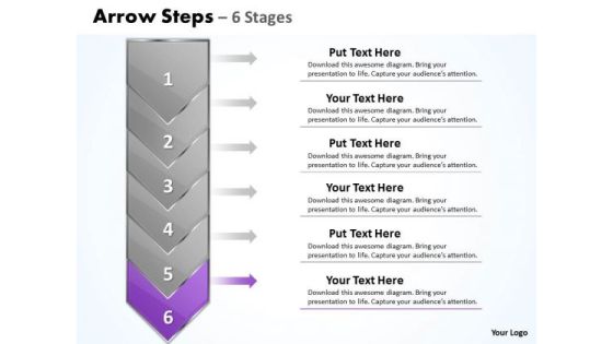 Business Ppt Theme Arrow 6 Phase Diagram 1 Project Management PowerPoint 7 Graphic