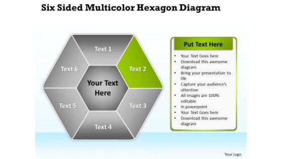 Business Process Flow Diagram Examples Sided Multicolor Hexagon PowerPoint Templates Business Process Flow Diagram Examples Sided Multicolor Hexagon PowerPoint Templates
