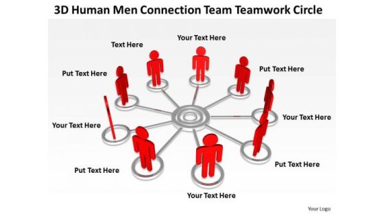 Business Process Flow Team Teamwork Circle PowerPoint Templates Ppt Backgrounds For Slides
