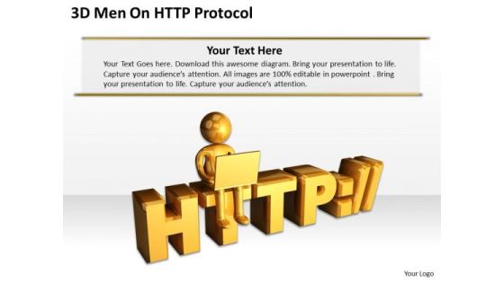 Business Process Flowchart Examples 3d Men On Http Protocol PowerPoint Slides Business Process Flowchart Examples 3d Men On Http Protocol PowerPoint Slides