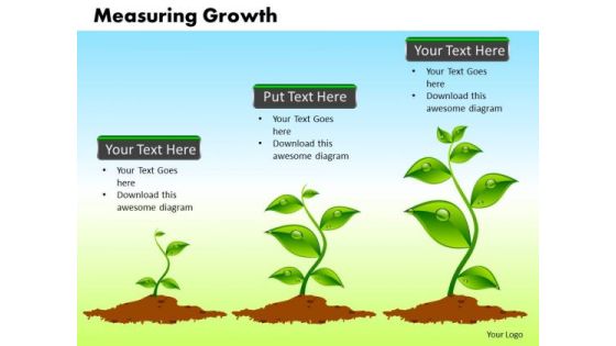 Business Process PowerPoint Templates Business Measuring Growth Ppt Slides
