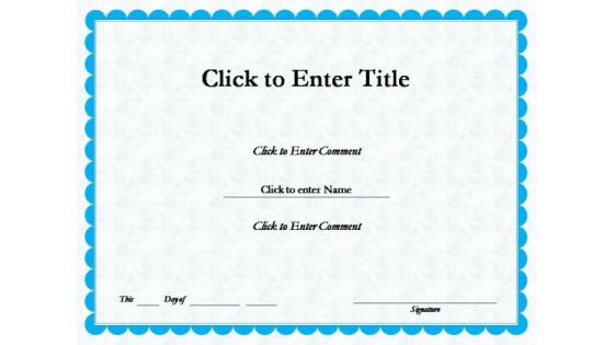 Business Recognition Certificate PowerPoint Templates Business Recognition Certificate PowerPoint Templates