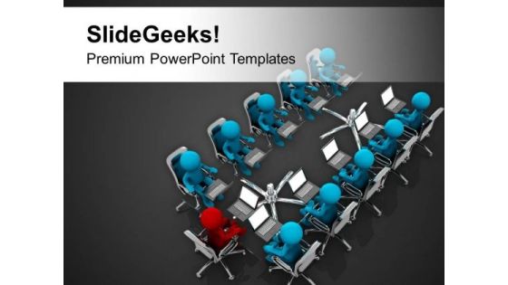 Business Review Meeting With Business Head PowerPoint Templates Ppt Backgrounds For Slides 0713 Business Review Meeting With Business Head PowerPoint Templates Ppt Backgrounds For Slides 0713
