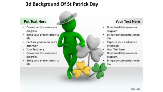 Business Strategy 3d Background Of Patrick Day Concepts Business Strategy 3d Background Of Patrick Day Concepts
