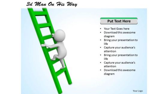 Business Strategy 3d Man On His Way Basic Concepts Business Strategy 3d Man On His Way Basic Concepts