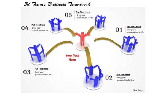 Business Strategy 3d Teams Teamwork Concepts Business Strategy 3d Teams Teamwork Concepts