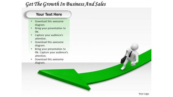 Business Strategy And Policy Get The Growth Sales 3d Characters