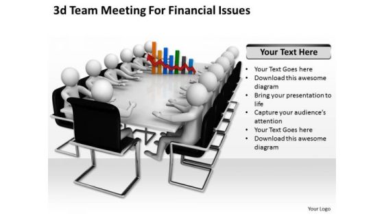 Business Strategy Concepts 3d Team Meeting For Financial Issues Basic Business Strategy Concepts 3d Team Meeting For Financial Issues Basic