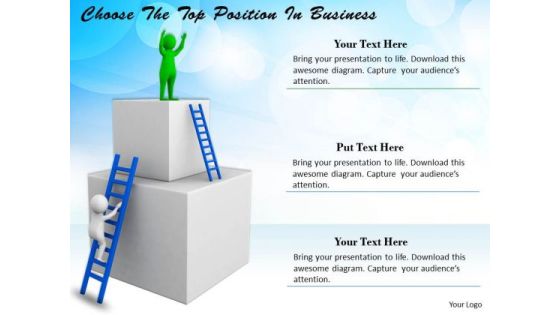 Business Strategy Consultants Choose The Top Position 3d Character Modeling Business Strategy Consultants Choose The Top Position 3d Character Modeling