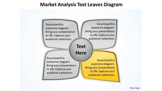 Business Strategy Diagram Market Analysis Text Leaves PowerPoint Slides Business Strategy Diagram Market Analysis Text Leaves PowerPoint Slides
