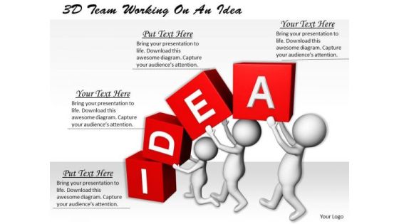 Business Strategy Examples 3d Team Working On An Idea Adaptable Concepts Business Strategy Examples 3d Team Working On An Idea Adaptable Concepts