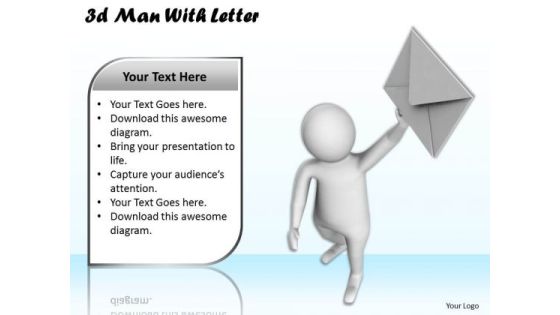 Business Strategy Execution 3d Man With Letter Concepts Business Strategy Execution 3d Man With Letter Concepts