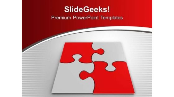 Business Strategy In Form Of Puzzles PowerPoint Templates Ppt Backgrounds For Slides 0413