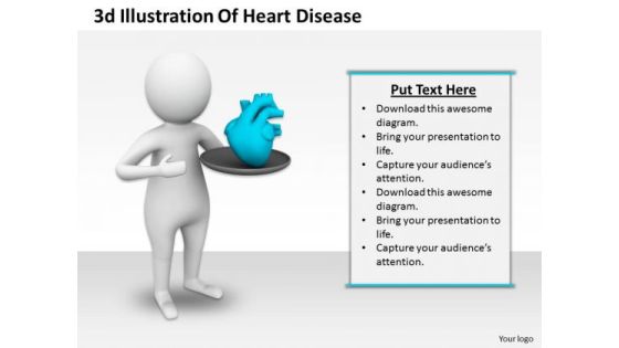 Business Strategy Innovation 3d Illustration Of Heart Disease Character Business Strategy Innovation 3d Illustration Of Heart Disease Character