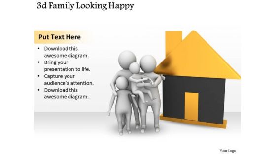 Business Strategy Model 3d Family Looking Happy Character Modeling Business Strategy Model 3d Family Looking Happy Character Modeling