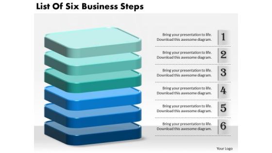 Business Strategy Plan Template List Of Six Steps Strategic Ppt Slide Business Strategy Plan Template List Of Six Steps Strategic Ppt Slide