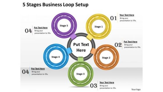 Business Strategy Planning 5 Stages Loop Setup Project Management Ppt Slide Business Strategy Planning 5 Stages Loop Setup Project Management Ppt Slide
