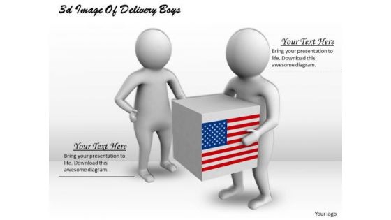 Business Strategy Review 3d Image Of Delivery Boys Concepts Business Strategy Review 3d Image Of Delivery Boys Concepts