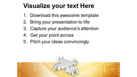 Business Team Assembles The Jigsaw Puzzles PowerPoint Templates Ppt Backgrounds For Slides 0713 Business Team Assembles The Jigsaw Puzzles PowerPoint Templates Ppt Backgrounds For Slides 0713