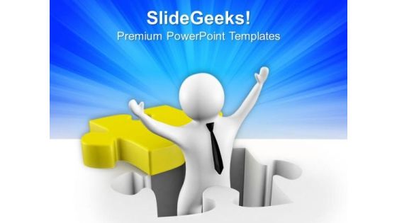 Businessman Celebrating His Success PowerPoint Templates Ppt Backgrounds For Slides 0813 Businessman Celebrating His Success PowerPoint Templates Ppt Backgrounds For Slides 0813