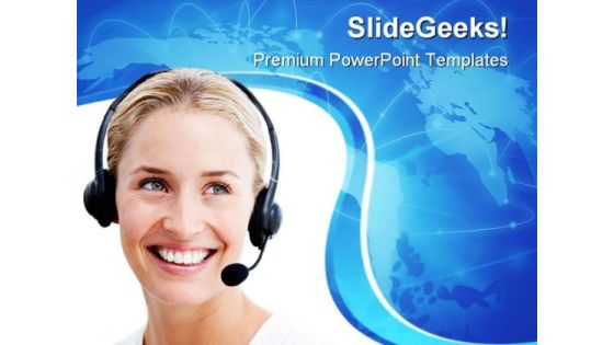 Businesswoman Communication PowerPoint Themes And PowerPoint Slides 0711 Businesswoman Communication PowerPoint Themes And PowerPoint Slides 0711