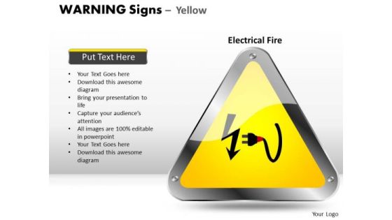 Cable Warning Signs PowerPoint Slides And Ppt Diagram Templates Cable Warning Signs PowerPoint Slides And Ppt Diagram Templates