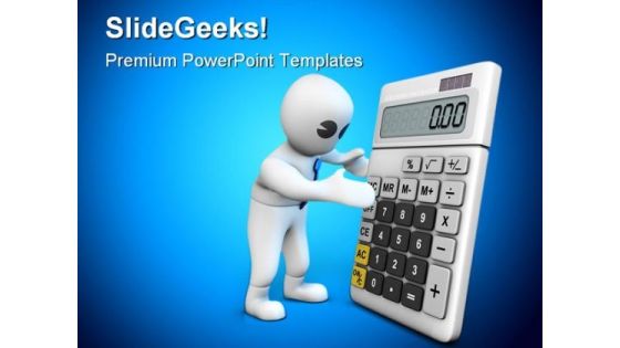 Calculator Finance Business PowerPoint Background And Template 1210 Calculator Finance Business PowerPoint Background And Template 1210