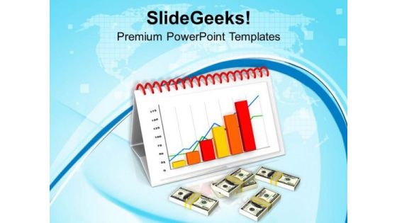 Calendar With Growing Chart Finance PowerPoint Templates Ppt Backgrounds For Slides 0413 Calendar With Growing Chart Finance PowerPoint Templates Ppt Backgrounds For Slides 0413