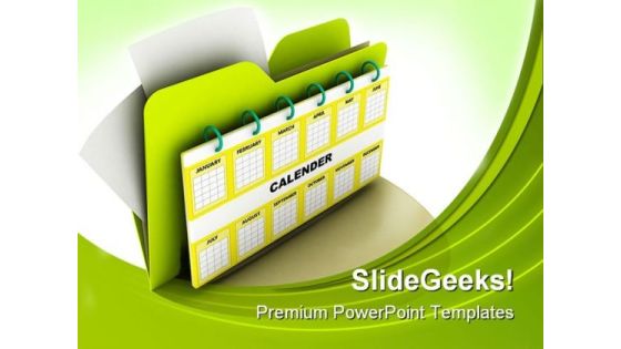 Calender Icon Symbol PowerPoint Themes And PowerPoint Slides 0211