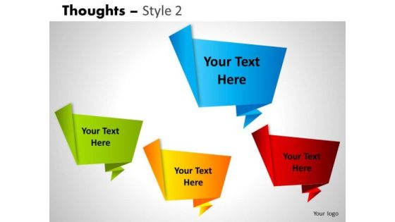 Callouts Thoughts 2 PowerPoint Slides And Ppt Diagram Templates