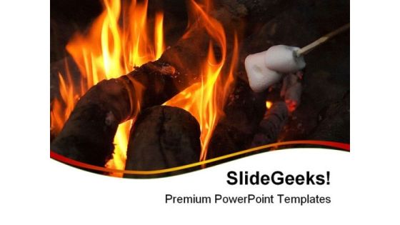 Camp Fire Lifestyle PowerPoint Themes And PowerPoint Slides 0411 Camp Fire Lifestyle PowerPoint Themes And PowerPoint Slides 0411