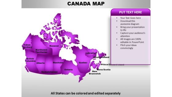 Canada PowerPoint Maps Canada PowerPoint Maps