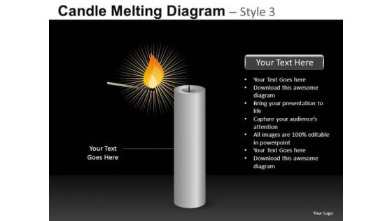 Candle Match Stick PowerPoint Templates Candle Match Stick PowerPoint Templates