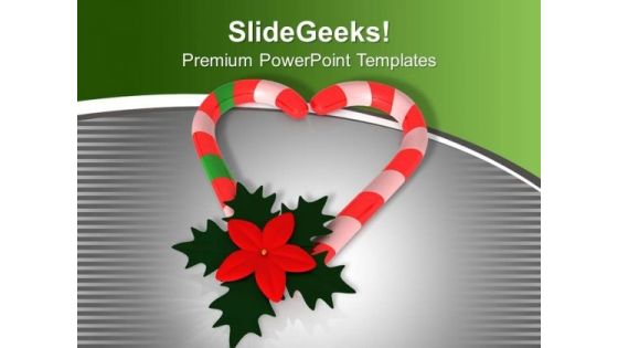 Candy For Christmas Celebration PowerPoint Templates Ppt Backgrounds For Slides 0413 Candy For Christmas Celebration PowerPoint Templates Ppt Backgrounds For Slides 0413