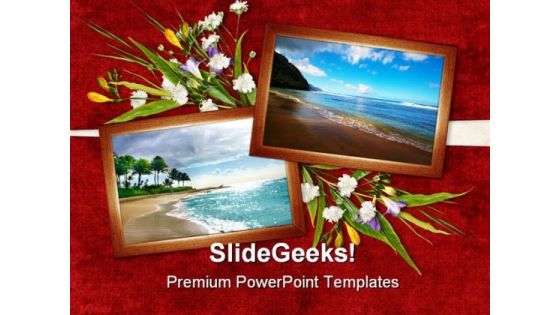 Card For Beach Beauty PowerPoint Themes And PowerPoint Slides 0311 Card For Beach Beauty PowerPoint Themes And PowerPoint Slides 0311