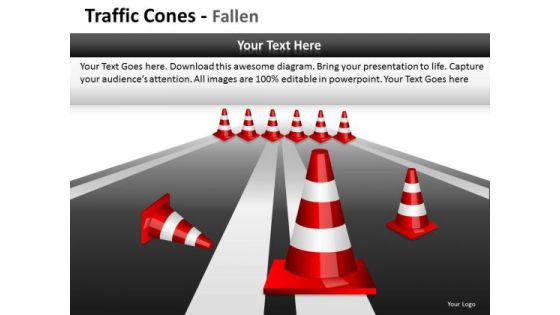Careful Traffic Cones PowerPoint Slides And Ppt Diagram Templates Careful Traffic Cones PowerPoint Slides And Ppt Diagram Templates