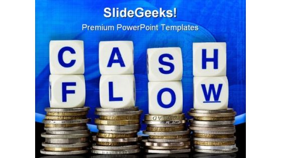 Cash Flow Money PowerPoint Template 0910