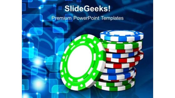 Casino Token Gambling Wealth PowerPoint Templates Ppt Backgrounds For Slides 1212 Casino Token Gambling Wealth PowerPoint Templates Ppt Backgrounds For Slides 1212