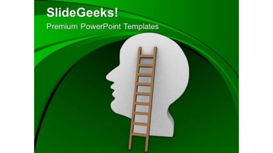 Catch The Ladder Of Brain PowerPoint Templates Ppt Backgrounds For Slides 0513 Catch The Ladder Of Brain PowerPoint Templates Ppt Backgrounds For Slides 0513
