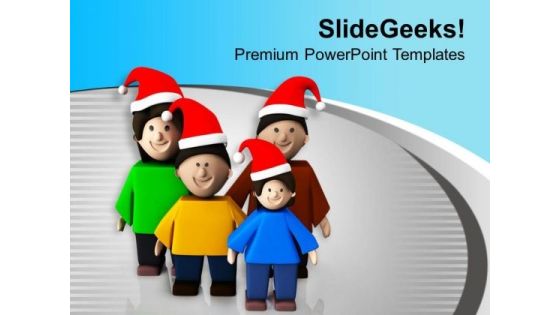 Celebrate And Enjoy Christmas With Family PowerPoint Templates Ppt Backgrounds For Slides 0713 Celebrate And Enjoy Christmas With Family PowerPoint Templates Ppt Backgrounds For Slides 0713