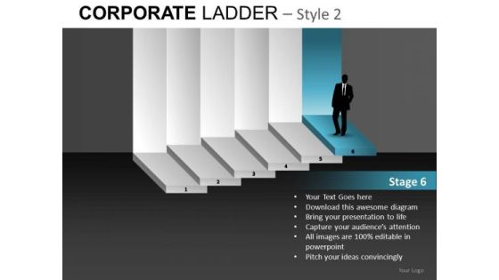 Ceo Corporate Ladder PowerPoint Ppt Templates